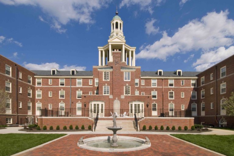 Construction of Stuyvesant Hall at Ohio Wesleyan University