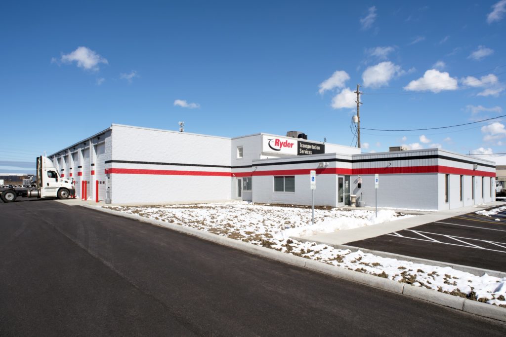 Construction of Ryder Truck Rental Buildings