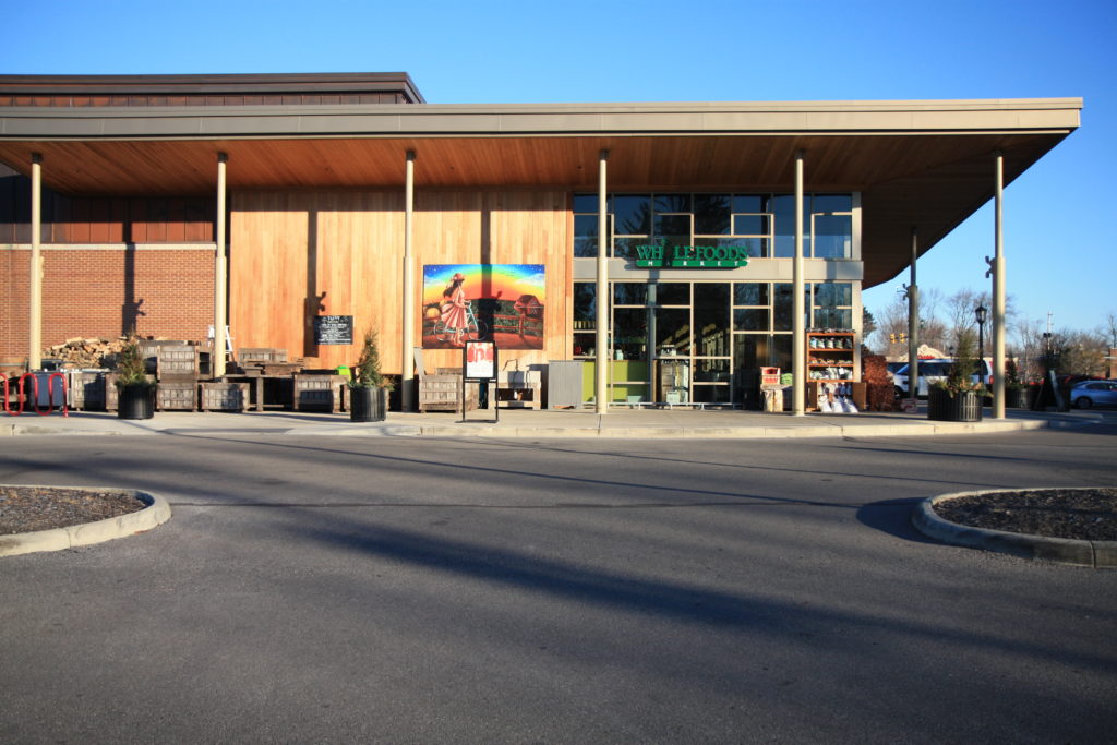 Construction of Whole Foods, Shell Building